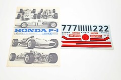 TAMIYA 1/12 HONDA RA273 F-1 BIG SCALE Model Kit 1211 John Surtee