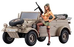 Hasegawa 1/24 Kubelwagen 82 Type Balloon Tire w/ Resin Figure SP473