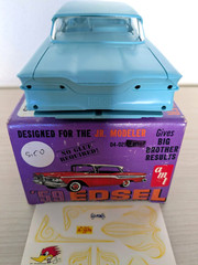 ULTRA RARE! ORIGINAL VINTAGE AMT 1959 EDSEL CORSAIR JR KIT *100% COMPLETE *L@@K!