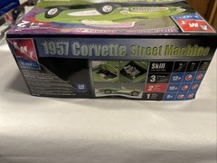 AMT ERTL 1957 Corvette Street Machine 1:25 Scale Model Car Kit Open 8213