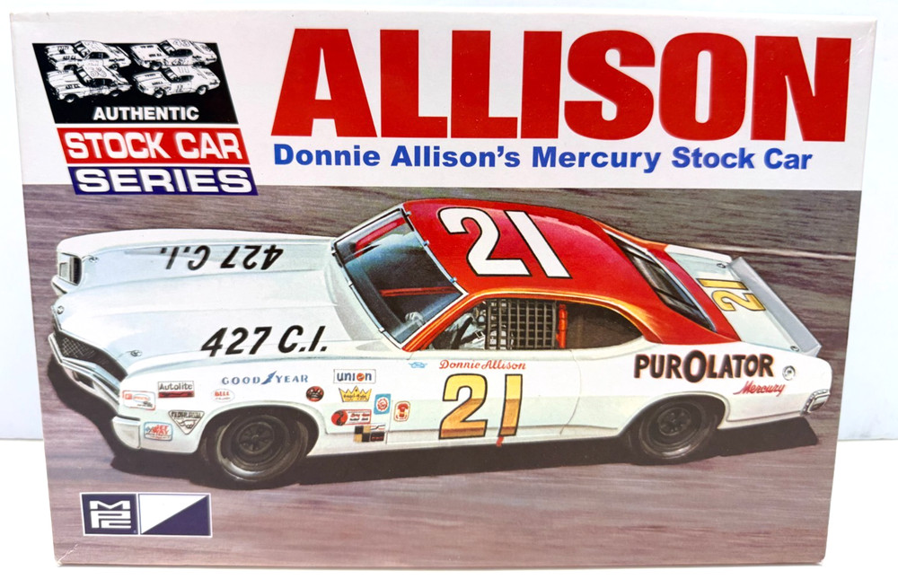 MPC 1:24 #21 Donnie Allison’s Mercury Stock Car Purolator Sealed Inside Model
