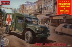 Roden 811 Dodge M43 3/4 TON 4X4 Ambulance truck, 1/35 scale plastic model kit