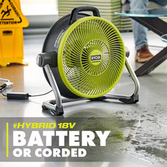 ONE+ 18V Cordless Hybrid WHISPER SERIES 14 In. Air Cannon Fan (Tool Only)