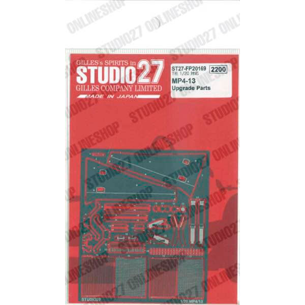 Studio27 1/20 MP4-13 Upgrade Parts for Tamiya kits