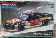 *NEW* 1/24 Monogram #28 Davey Allison Havoline Ford Thunderbird Model FREE SHIP