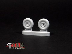 1:48 Resin Wheels Landing Gear for LaGG 3 scale model