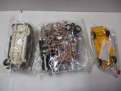 Vintage Plastic Model Parts Lot with Ford Van and 1940’s Ford Pickup