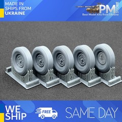 ScaleX WM-35019S 1/35 CARGO TRUCK T2 Sagged wheel set for Ak-interactive