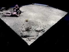 1/35 Scale Military Diorama Base Terrain Display Model Soldiers Figures Diecast