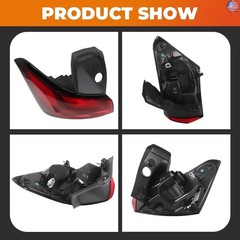 Tail Light Compatible with Equinox 2022-2024 Left Outer Driver Side Rear Brake