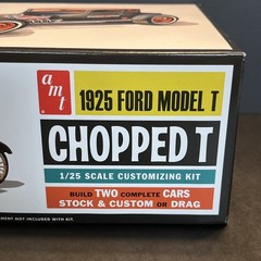 New AMT 1925 Ford Model T Chopped T Retro Deluxe 1:25 AMT1167/12 Inside Unopened