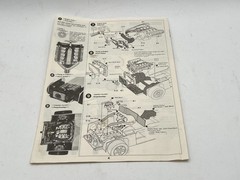 Vintage Tamiya Porsche 928 1/20 Model Kit No. GC-2003 *PARTIALLY ASSEMBLED READ*