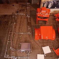 Vintage AMT California Hauler Peterbilt 359 Partially Built 1/25th T500 Read