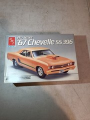 A10E AMT ERTL ’67 CHEVELLE SS 396 PRO STREET SCALE 1:25 MODEL KIT 6986 Complete
