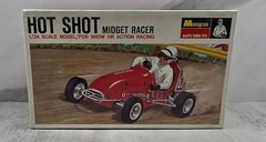 RARE!! Vintage 1967 Monogram Hot Shot Midget Racer Model Kit