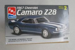 AMT ERTL 1967 CHEVY CHEVROLET CAMARO Z28 1/25 SCALE MODEL CAR KIT 6638 1995