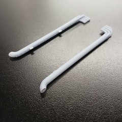 1/24 1/25 Scale 3D Resin Vintage Side Pipe Set Lrg. Custom Model