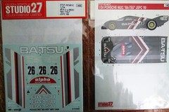 DECAL: 1/24 S27DC461 1989 BA-TSU Porsche 962C #26 JSPC