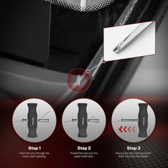 7-Piece Windshield Removal Tool Kit for Classic Vintage Car Windscreen Remover S