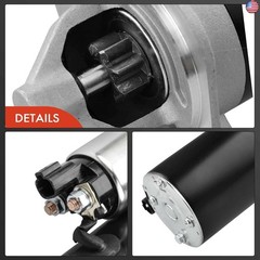 A-Premium Starter Motor Compatible with Kia Soul 2010-2012, Rio 2012 &