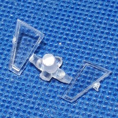 🌟 Vent Windows 1956 Chrysler 300B 1:25 Scale 1000s Model Car Parts 4 Sale