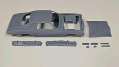 ABS-LIKE RESIN 3D PRINTED 1/25 1973 PONTIAC GTO BODY AND RELATED PARTS