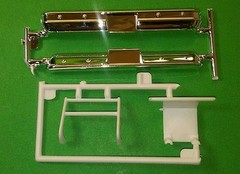 1977 Chevy GMC 4×4 Pickup Truck 1/24 chrome front rear bumper push brush guard
