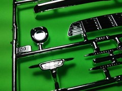 55 1955 Chevy Cameo Pickup Truck 1/25 AMT Cab Hood Grill Bumper Interior Tub