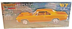Vintage Model Kit AMT 67 Chevelle Pro Street 1/25 Plastic SKILL 2 8+ Sealed
