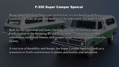 1/25 1976 Ford F-350 Super Camper Special Truck Model Kit with Engine & Clears