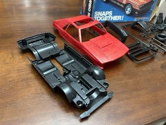 Testors RARE 1980 Mercury Capri Turbo RS Fox Body Model Kit NEW BUT INCOMPLETE