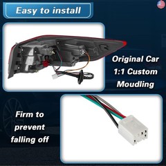 Compatible with 2017-2018 Hyundai Elantra Tail Light Outer Brake USA &
