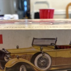 Vintage Hubley Classic Metal Kit 1930 Packard Roadster Unassembled & w/ Box