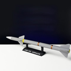 3D Printed 45cm 1:8 Military Model US Raytheon AIM-120 AMRAAM Missile Collection