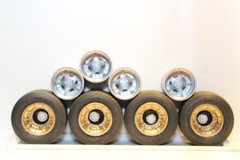 W-3 Free set of wheels with your New model car dirt track tires 1/25 scale,