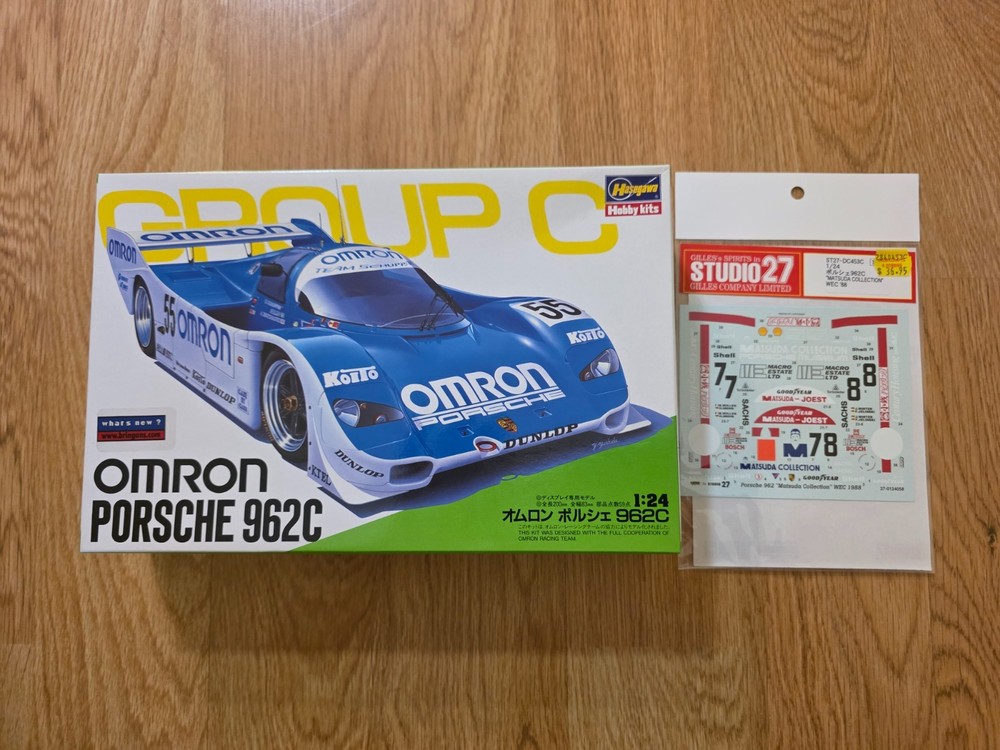 1/24th Hasegawa Porsche 962C Omron/Matsuda Collection