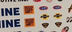 Decal Sheet 65 1965 Chevy Chevelle AWB Funny Drag Car 1/25 AMT 427 Fully Blown