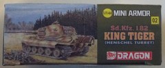 1/144 Sd.Kfz.182 King Tiger Henschel Turret Dragon Mini Armor #14102 Sealed MIUB