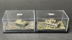 Dragon Models 1:144 Can.Do WWII German Tiger & Panzer III Auf. H Command Tanks