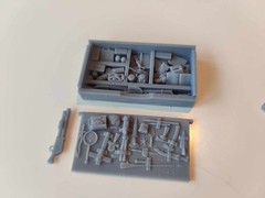 3D Printed 1/25 Supernatural 1967 Impala Trunk Weapon Detail Set for Baby AMT Ki