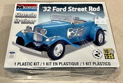 🏁 Monogram ’32 Ford Street Rod Model Sealed Cruiser Roadster Deuce Hot Rod 🏁