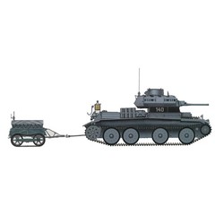 Bronco CB35030SP 1/35 Panzerkampfwagen MK IV.744(E) A13&UE Fuel Tank Trailer