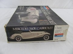 1982 Monogram 1/24 Classic Mercedes 540K Cabriolet Model Car Kit #2306 New!