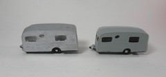 New! SMC-GG-1175 1940’s-50’s Camping Trailer HO-1/87 Scale Clear Resin Kit