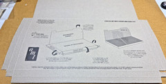 AMT White Freightliner 1/25 scale 75th Anniversary Diorama Model Kit Parts