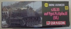 1/144 s.IG.33 auf Fgst.Pz.Kpfw.III(Sfl.) Dragon Mini Armor #14112 Sealed MIUB