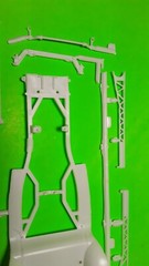 1940 Willys Pickup Truck Gasser 1/25 AMT Frame Chassis Quick Change Rear End