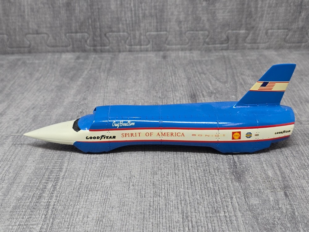 Vintage John Shinton Spirit of America Built Model Land Speed Record Signed
