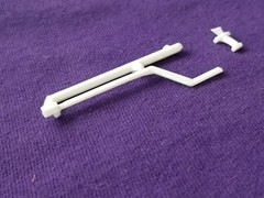 Kenworth W-925 AUXILIARY TRANS SHIFT LINKAGE & MOUNT from AMT 1:25 Model Kit