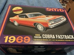 1 25 scale model parts 1969 Ford Torino Cobra Fastback Body Only